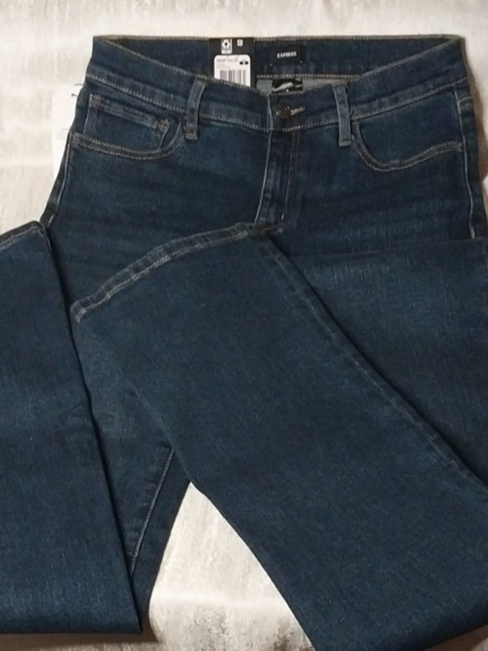 Express Womens 8 Medium Wash Blue Bootcut Jeans
